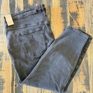 NEW MADEWELL 10” High-Rise Skinny Magic Pocket Black Jeans Plus Size 24W